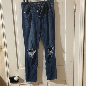 American Eagle Outfitters Dark Blue Denim